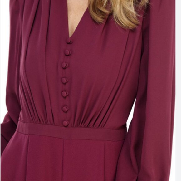 Gal Meets Glam Collection - Jessamyn Red Jumpsuit NWT - Picture 4 of 6